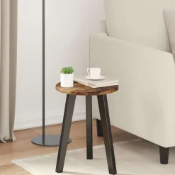 vidaXL Bordplade Gammelt træ Ø 30 x 1,5 cm Konstrueret træ