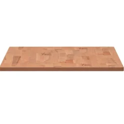 vidaXL bordplade til badeværelse 80x40x1,5 cm ubehandlet massiv bøg
