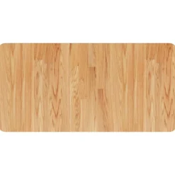 vidaXL bordplade til badeværelse 80x40x1,5 cm massivt træ lysebrun