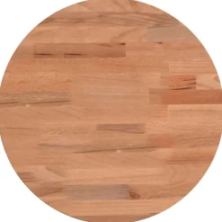 vidaXL bordplade Ø30x1,5 cm rund massivt bøgetræ