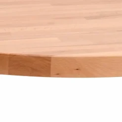 vidaXL bordplade Ø30x1,5 cm rund massivt bøgetræ