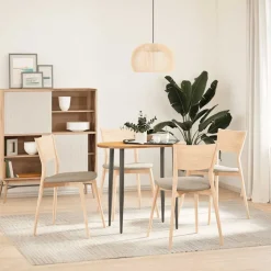 vidaXL bordplade 80x40x2 cm massivt egetræ oval lysebrun