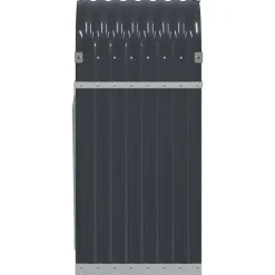 vidaXL brændeholder antracit 40x45x100 cm galvaniseret stål