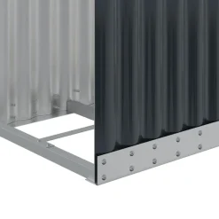 vidaXL brændeholder antracit 40x45x100 cm galvaniseret stål