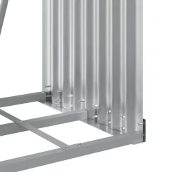 vidaXL brændeholder antracit 40x45x100 cm galvaniseret stål