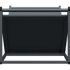 vidaXL brændestativ 70x43x34,5 cm koldvalset stål antracitgrå