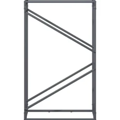 vidaXL brændestativ 60x25x100 cm koldvalset stål antracitgrå