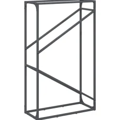 vidaXL brændestativ 60x25x100 cm koldvalset stål antracitgrå