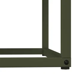 vidaXL brændestativ 69,5x35x81 cm koldvalset stål olivengrøn