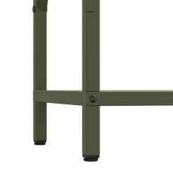 vidaXL brændestativ 34x25x70 cm koldvalset stål olivengrøn