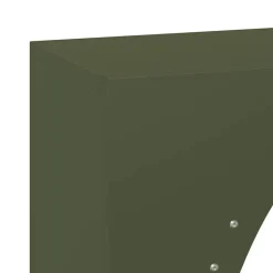 vidaXL brændestativ 50x23x100 cm koldvalset stål olivengrøn