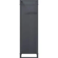 vidaXL brændestativ 25x25x80 cm koldvalset stål antracitgrå