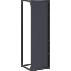 vidaXL brændestativ 25x25x80 cm koldvalset stål antracitgrå