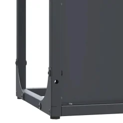 vidaXL brændestativ 25x25x80 cm koldvalset stål antracitgrå