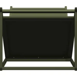 vidaXL brændestativ 70x43x34,5 cm koldvalset stål olivengrøn