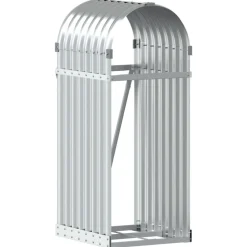 vidaXL brændestativ 40x45x100 cm galvaniseret stål grøn