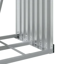 vidaXL brændestativ 40x45x100 cm galvaniseret stål grøn