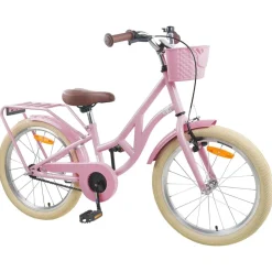 vidaXL Børnecykel 24 tommer til 8-12 år Lys pink