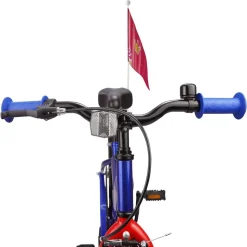 vidaXL Børnecykel 18 tommer til 5-7 år gammel Mørk blå