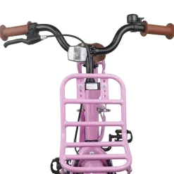 vidaXL Børnecykel 18 tommer til 5-7 år gammel Lys pink