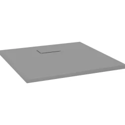 vidaXL brusekar 80x80 cm SMC grå