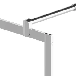 vidaXL brusevæg ESG-glas med stendesign 80x195 cm