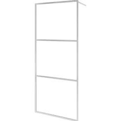 vidaXL brusevæg med matteret ESG-glas 80x195 cm