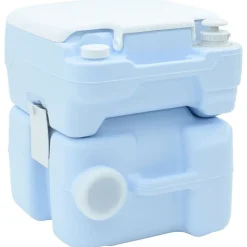 vidaXL Camping toilet Blå 41,5 x 36,5 x 42 cm Høj-densitet Polyethylen