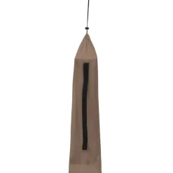 vidaXL campingseng 180x60x19 cm oxfordstof og stål gråbrun