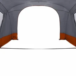 vidaXL Caravan Telt 3-Personer Grå og orange 330 x 252 x 245 cm