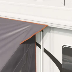 vidaXL Caravan Telt 3-Personer Grå og orange 330 x 252 x 245 cm