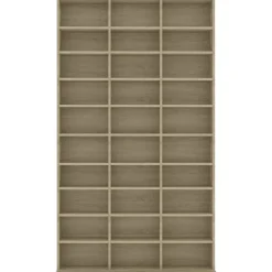 vidaXL cd-reol 102x23x177,5 cm konstrueret træ sonoma-eg