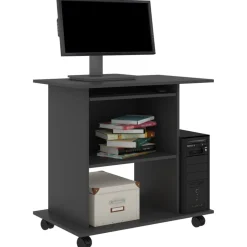 vidaXL computerbord 80x50x75 cm spånplade grå
