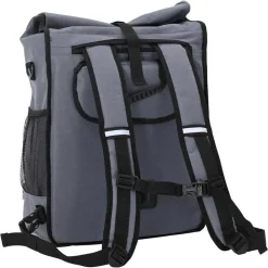 vidaXL Cykeltaske Grå 33 x 16 x 60 cm Polyester
