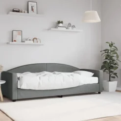 vidaXL daybed med madras 80x200 cm stof mørkegrå