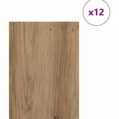 vidaXL Dekor Panels 12 pcs Artisan Egetræ 21 x 30 x 0,27 cm