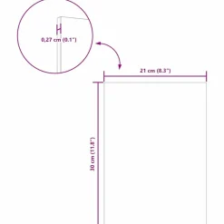 vidaXL Dekor Panels 12 pcs Beton Grå 21 x 30 x 0,27 cm Konstrueret træ