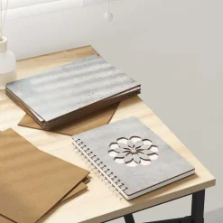 vidaXL Dekor Panels 12 pcs Beton Grå 15 x 21 x 0.27 cm Konstrueret træ