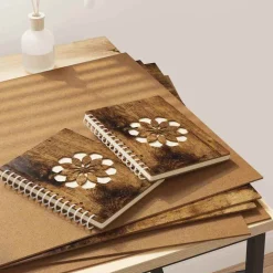 vidaXL Dekor Panels 50 pcs Røget eg 40 x 60 x 0,27 cm Konstrueret træ
