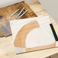 vidaXL Dekor Panels 12 pcs Røget eg 30 x 30 x 0,27 cm Konstrueret træ