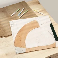 vidaXL Dekor Panels 12 pcs Artisan Egetræ 30 x 30 x 0,27 cm