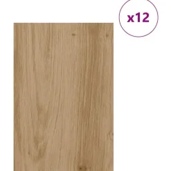 vidaXL Dekor Panels 12 pcs Artisan Egetræ 40 x 60 x 0,27 cm