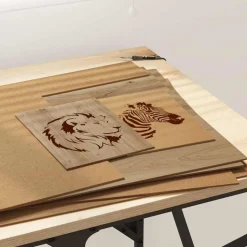 vidaXL Dekor Panels 12 pcs Artisan Egetræ 40 x 60 x 0,27 cm
