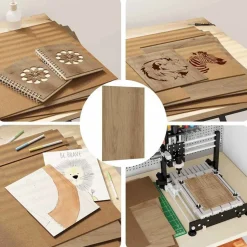 vidaXL Dekor Panels 12 pcs Artisan Egetræ 40 x 60 x 0,27 cm