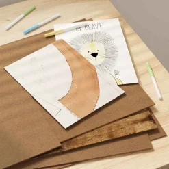 vidaXL Dekor Panels 12 pcs Røget eg 30 x 42 x 0.27 cm Konstrueret træ