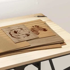 vidaXL Dekor Panels 12 pcs Artisan Egetræ 30 x 42 x 0.27 cm
