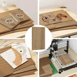 vidaXL Dekor Panels 12 pcs Artisan Egetræ 30 x 42 x 0.27 cm