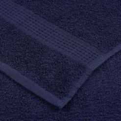 vidaXL 12-delt håndklædesæt FROGN marineblå 360 gsm