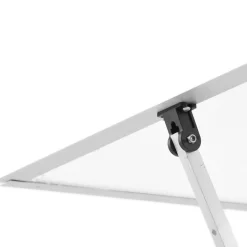 vidaXL drivhus med fundamentramme 169x58x195 cm aluminium sølvfarvet