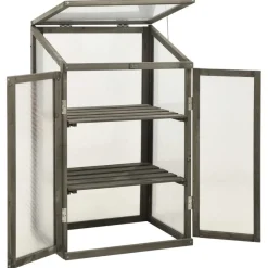 vidaXL drivhus 60x45x100 cm fyrretræ